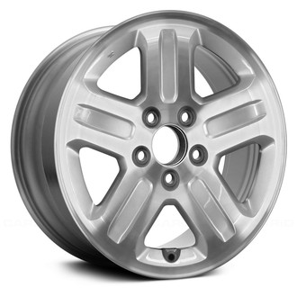 Replace® - 5-Spoke Machined with Bright Silver Vent 16x6.5 Alloy Factory Wheel - Remanufactured