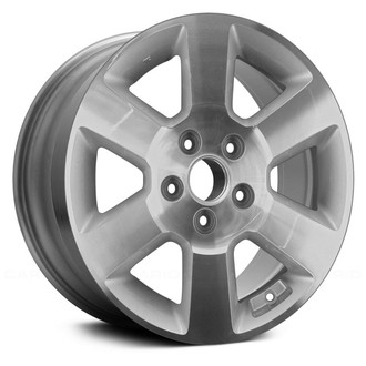 Replace® - 6 I-Spoke Machined and Silver 16x6.5 Alloy Factory Wheel - Remanufactured