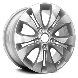 Replace® - 5 V-Spoke Silver 17x6.5 Alloy Factory Wheel - Remanufactured