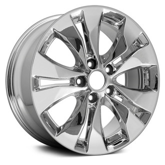 Replace® - 5 V-Spoke Light PVD Chrome 17x6.5 Alloy Factory Wheel - Remanufactured