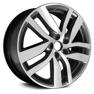 Replace® - 5 Double Spiral-Spoke Black 20x8 Alloy Factory Wheel - Remanufactured
