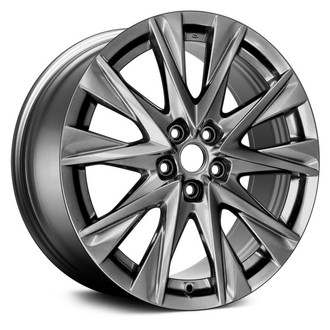 Replace® - 10-Spoke Medium Smoked Hyper Silver 19x7 Alloy Factory Wheel - Remanufactured