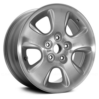Replace® - 5-Slot Machined with Silver Vents 16x7 Alloy Factory Wheel - Remanufactured