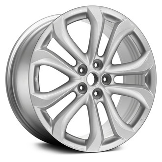 Replace® - 5 V-Spoke Bright Smoked Hyper Silver 20x7.5 Alloy Factory Wheel - Remanufactured