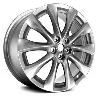 Replace® - 5 V-Spoke Light Smoked Hyper Silver 20x7.5 Alloy Factory Wheel - Remanufactured