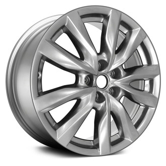 Replace® - 5 V-Spoke Light Smoked Hypersilver 18x8 Alloy Factory Wheel - Remanufactured