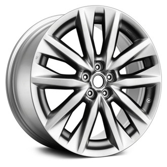Replace® - 5 V-Spoke Light Smoked Hypersilver 20x8.5 Alloy Factory Wheel - Remanufactured