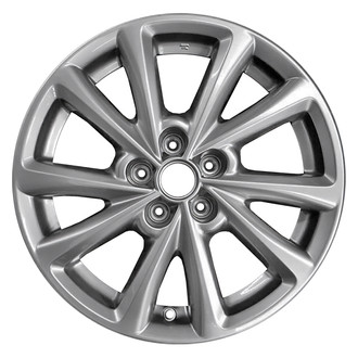 Replace® - 10-Spoke Painted Medium Charcoal Metallic 17x7 Alloy Factory Wheel - Remanufactured