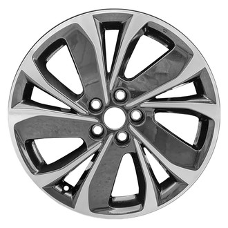 Replace® - 10-Spoke Machined Gloss Black 19x7 Alloy Factory Wheel - Remanufactured