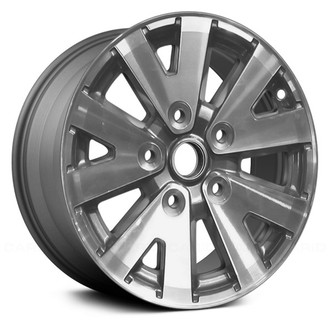 Replace® - 5 V-Spoke Charcoal Gray 16x8 Alloy Factory Wheel - Remanufactured