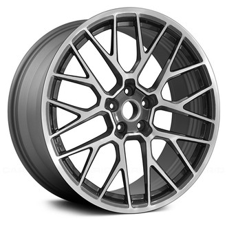 Replace® - 10 Y-Spoke Slow Machined and Medium Charcoal Metallic 20x10 Alloy Factory Wheel - Remanufactured