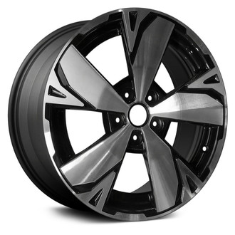 Replace® - 5-Spoke Machined with Dark Charcoal Accents 18x7 Alloy Factory Wheel - Remanufactured