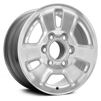 Replace® - 3 V-Spoke Machined and Silver 15x7 Alloy Factory Wheel - Remanufactured