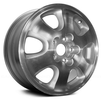 Replace® - 6 I-Spoke Silver with Machined Accents 16x6.5 Alloy Factory Wheel - Remanufactured