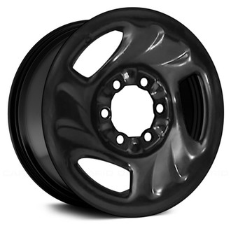 Replace® - 3-Slot Black 16x7 Alloy Factory Wheel - Remanufactured