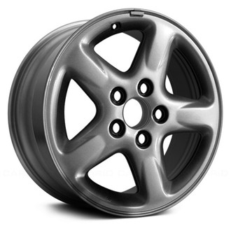 Replace® - 5-Spoke Bright Sparkle Silver 16x7 Alloy Factory Wheel - Remanufactured