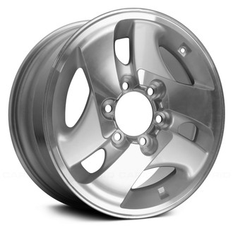 Replace® - 3 V-Spoke Medium Silver Acrylic Textured 16x7 Alloy Factory Wheel - Remanufactured