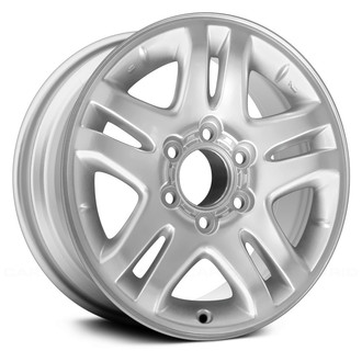Replace® - Double 5-Spoke Silver 17x7.5 Alloy Factory Wheel - Remanufactured