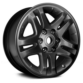 Replace® - Double 5-Spoke Gloss Black 17x7.5 Alloy Factory Wheel - Remanufactured
