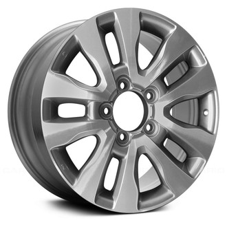 Replace® - 5 V-Spoke Machined and Silver 20x8 Alloy Factory Wheel - Remanufactured