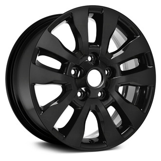 Replace® - 5 V-Spoke Black 20x8 Alloy Factory Wheel - Remanufactured