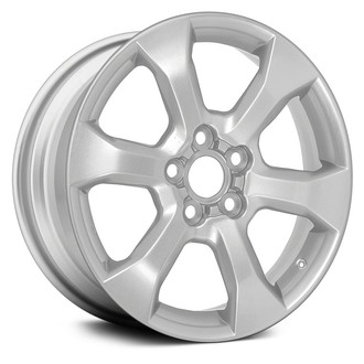 Replace® - 6 I-Spoke Silver 17x7 Alloy Factory Wheel - Remanufactured