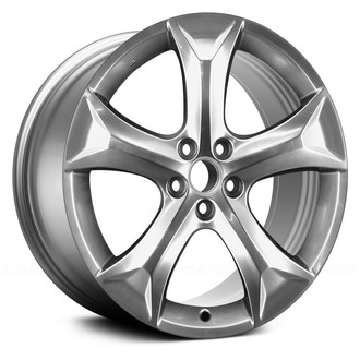 Replace® - 5-Spoke Smoke Hyper Silver 20x7.5 Alloy Factory Wheel - Remanufactured