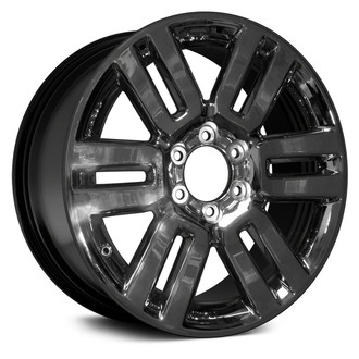 Replace® - 6 V-Spoke Black 20x7 Alloy Factory Wheel - Remanufactured