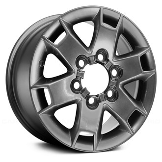 Replace® - 6 Double I-Spoke Dark Smoked Hyper Silver 16x7 Alloy Factory Wheel - Remanufactured