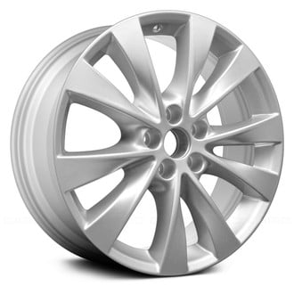 Replace® - 5 V-Spoke Bright Sparkle Silver 19x7.5 Alloy Factory Wheel - Remanufactured
