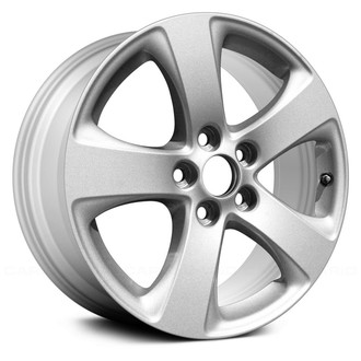 Replace® - 5-Spoke Bright Silver Metallic 17x7 Alloy Factory Wheel - Remanufactured