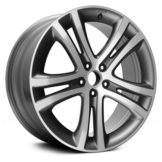 Replace® - Double 5-Spoke Machined and Bright Sparkle Silver 19x9 Alloy Factory Wheel - Remanufactured