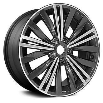 Replace® - Multi 5-Spoke Dark Charcoal Metallic with Machined Face 18x7 Alloy Factory Wheel - Remanufactured