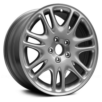 Replace® - 7 V-Spoke Hyper Silver 17x7.5 Alloy Factory Wheel - Remanufactured