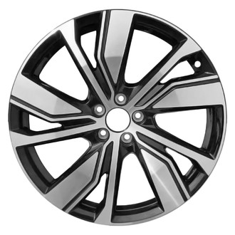 Replace® - 5 Split-Spoke Machined Gloss Black 20x8 Alloy Factory Wheel - Remanufactured