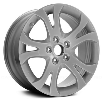 Replace® - 5 V-Spoke Silver 17x7 Alloy Factory Wheel - Remanufactured