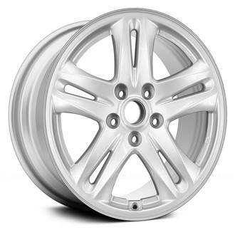 Replace® - Double 5-Spoke Silver 17x7 Alloy Factory Wheel - Remanufactured