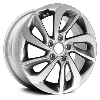 Replace® - 10 Spiral-Spoke Medium Silver Metallic 17x7 Alloy Factory Wheel - Remanufactured