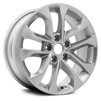Replace® - 5 V-Spoke Medium Silver Metallic 17x7 Alloy Factory Wheel - Remanufactured