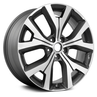Replace® - 5 Y-Spoke Machined Medium Charcoal Metallic 20x7.5 Alloy Factory Wheel - Remanufactured