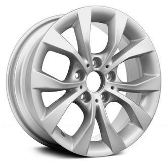 Replace® - 5 V-Spoke Sparkle Silver 17x7.5 Alloy Factory Wheel - Remanufactured