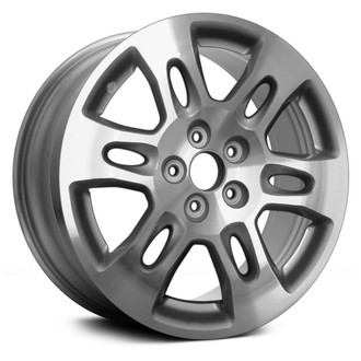 Replace® - 6-Spoke Machined and Light Silver 18x8 Alloy Factory Wheel - Remanufactured