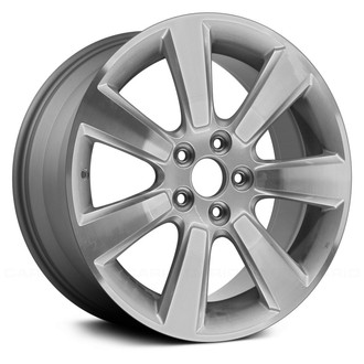 Replace® - 7 I-Spoke Machined and Medium Charcoal Metallic 19x8 Alloy Factory Wheel - Remanufactured
