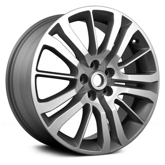 Replace® - 5 W-Spoke Machined and Medium Gray 20x9.5 Alloy Factory Wheel - Remanufactured