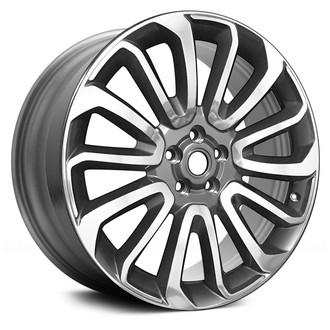 Replace® - 14 Spiral-Spoke Medium Charcoal with Metallic Face 22x9.5 Alloy Factory Wheel - Remanufactured