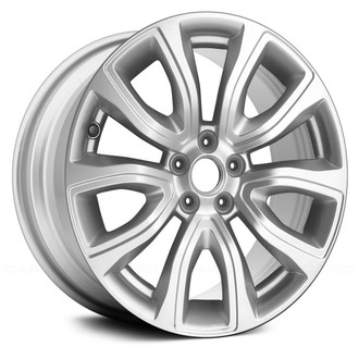 Replace® - 5 V-Spoke Bright Sparkle Silver Metallic 18x8 Alloy Factory Wheel - Remanufactured