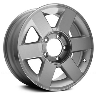 Replace® - 6 I-Spoke Medium Silver Sparkle 16x7 Alloy Factory Wheel - Remanufactured