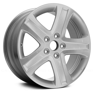 Replace® - 5-Spoke Machined and Silver 17x6.5 Alloy Factory Wheel - Remanufactured