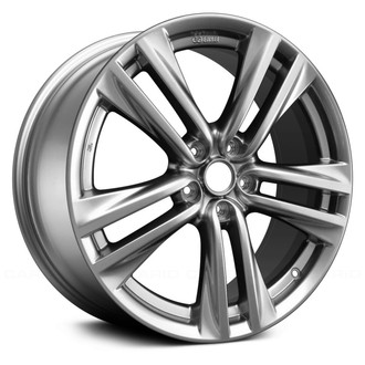 Replace® - Double 5-Spoke Hyper Silver 19x8 Alloy Factory Wheel - Remanufactured