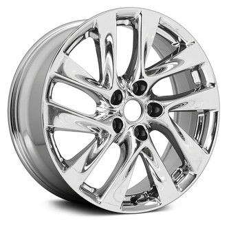 Replace® - 5 Double Spiral-Spoke Light PVD Chrome 18x7.5 Alloy Factory Wheel - Remanufactured